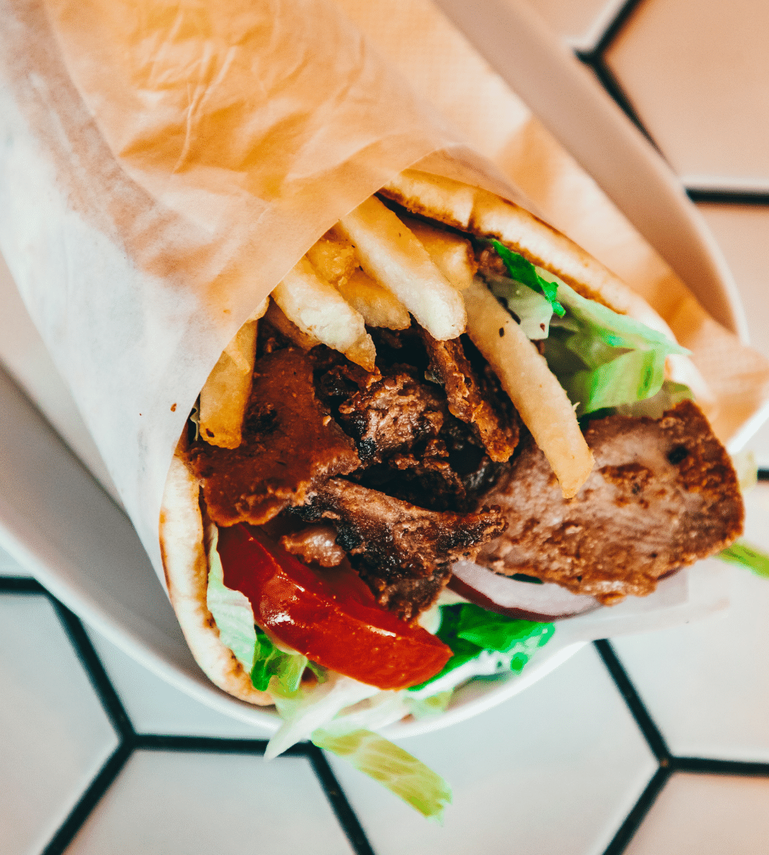 Spicy Chicken Gyros Fakeaway