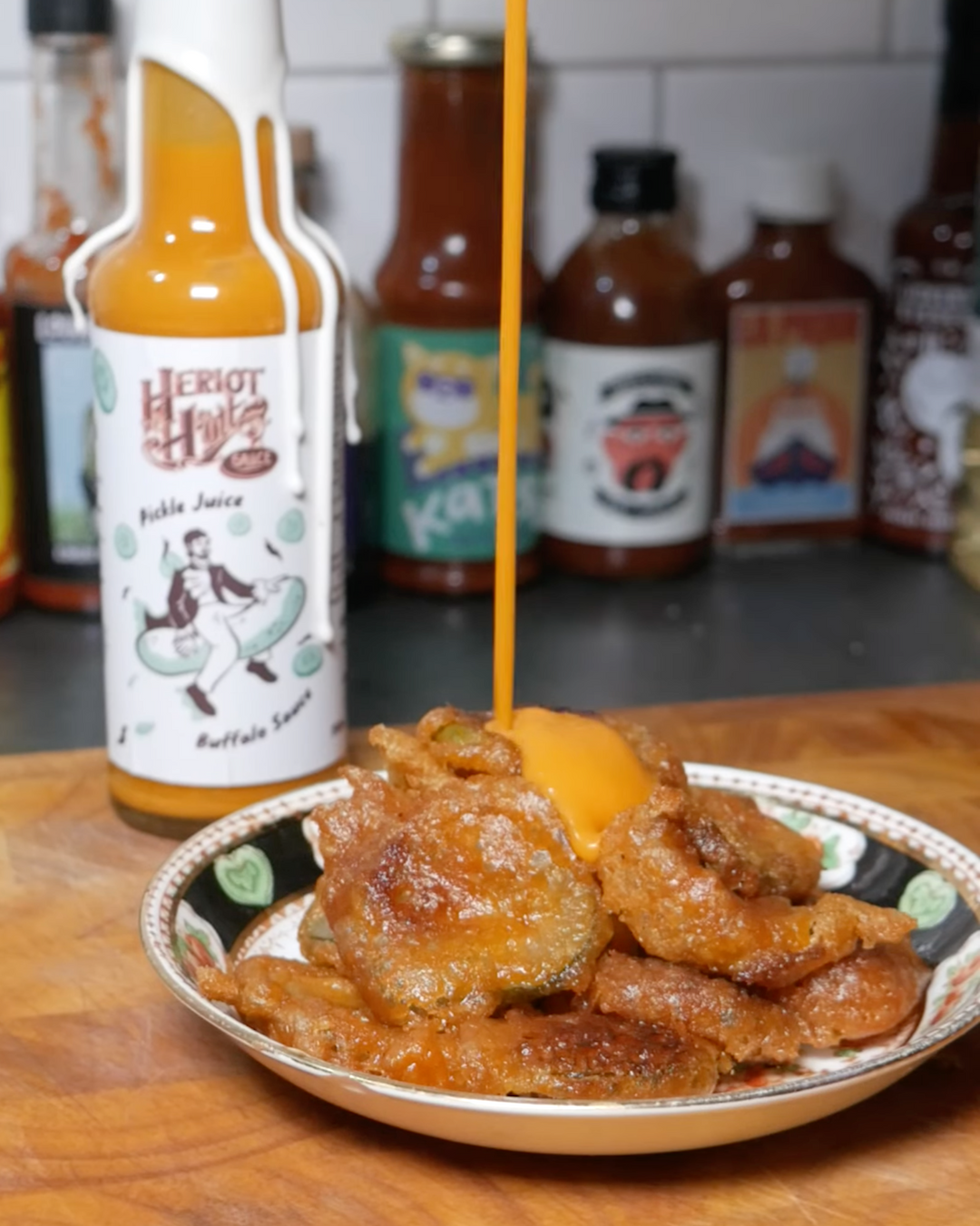 Hot Sauce Snacks | Frickles - Fried Pickles & Buffalo Sauce