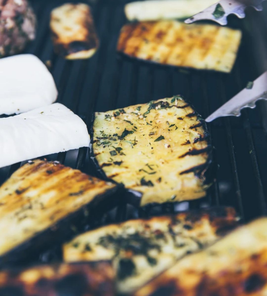 Smokey aubergine steaks 