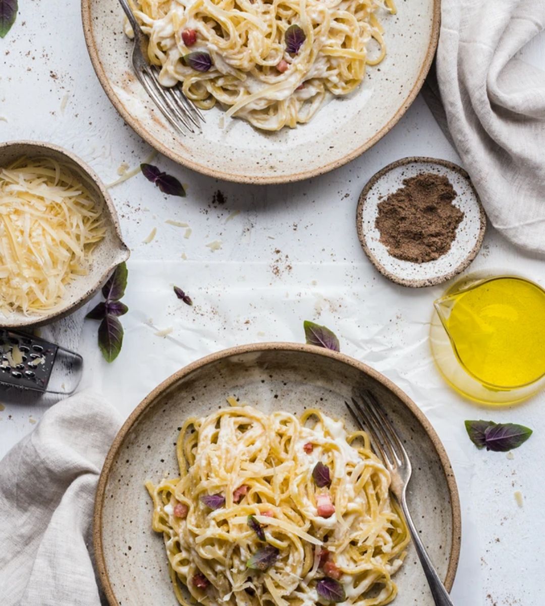 Crab and Chilli Carbonara