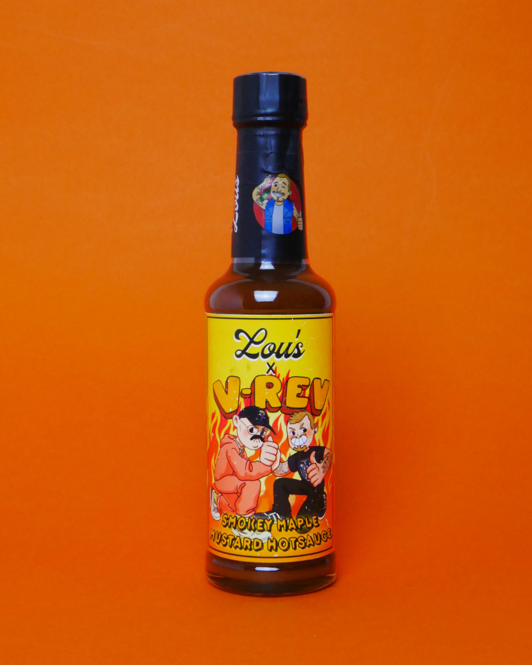 Smoky Maple Mustard Hot Sauce by Lou's x V-Rev